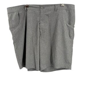 Straight Down Golf Shorts Mens 40 Gray Performance Tech Stretch Lightweight